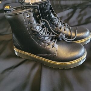 Dr. Martens Black Kids Boots